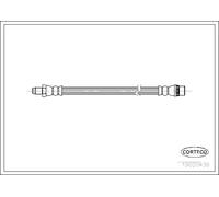 Tubo flessibile freno anteriore 19020436 CORTECO per RENAULT DACIA