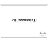 Tubo flessibile freno Assale anteriore 19018894 CORTECO per PEUGEOT CITROËN