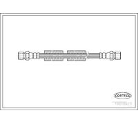 Tubo flessibile freno Assale anteriore 19018923 CORTECO per VW