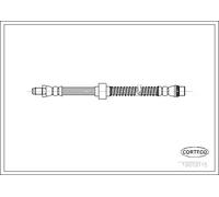 Flessibile Del Freno Corteco 19019115 per Citroën Peugeot Anteriore