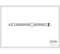 Tubo flessibile freno Assale anteriore 19025910 CORTECO per RENAULT ESPACE III