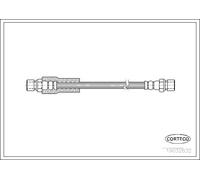 Tubo flessibile freno Assale anteriore 19032832 CORTECO per MERCEDES-BENZ