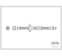 Tubo flessibile freno Assale anteriore 19034259 CORTECO per MERCEDES-BENZ