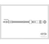 Tubo flessibile freno Assale anteriore 19035299 CORTECO per FORD TRANSIT Autobus