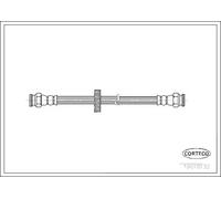 Tubo flessibile freno Assale posteriore 19018132 CORTECO per FIAT LANCIA