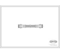 Tubo flessibile freno Assale posteriore 19018680 CORTECO per SKODA FAVORIT
