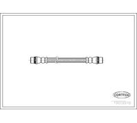 Tubo flessibile freno Assale posteriore 19019978 CORTECO per RENAULT 19 I 19 II