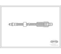 Tubo flessibile freno Assale posteriore 19026690 CORTECO per BMW 7 5 Touring