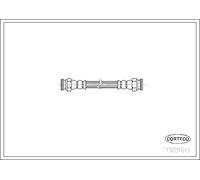 Tubo flessibile freno Assale posteriore 19031613 CORTECO per ABARTH FIAT