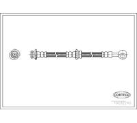 Tubo flessibile freno Assale posteriore Dx 19032240 CORTECO per NISSAN ALMERA II