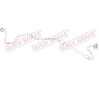 Tubo flessibile freno con filettatura esterna 96.014 QUICK BRAKE per CITROËN DS