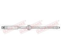 Tubo flessibile freno con filettatura interna 32.412 QUICK BRAKE per FORD C-MAX