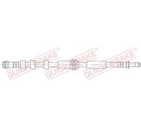 Tubo flessibile freno con filettatura interna 32.822 QUICK BRAKE per AUDI