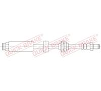 Tubo flessibile freno con filettatura interna 32.823 QUICK BRAKE per ALFA ROMEO