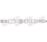 Tubo flessibile freno con filettatura interna 32.828 QUICK BRAKE per ALFA ROMEO