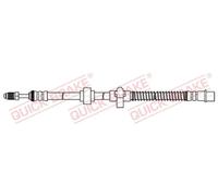 Tubo flessibile freno con filettatura interna 32.848 QUICK BRAKE per PEUGEOT