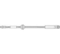 Tubo flessibile freno con filettatura interna 37.936 QUICK BRAKE per FORD C-MAX