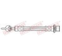 Tubo flessibile freno con filettatura interna 50.055 QUICK BRAKE per TOYOTA