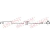 Tubo flessibile freno con filettatura interna 50.202X QUICK BRAKE per OPEL