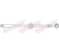 Tubo flessibile freno con filettatura interna 50.203X QUICK BRAKE per CHEVROLET