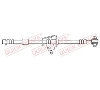 Tubo flessibile freno con filettatura interna 58.856X QUICK BRAKE per OPEL