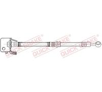 Tubo flessibile freno con filettatura interna 58.869 QUICK BRAKE per HYUNDAI