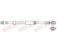 Tubo flessibile freno con filettatura interna 58.871X QUICK BRAKE per VW SKODA