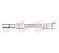 Tubo flessibile freno con filettatura interna 58.939 QUICK BRAKE per OPEL