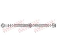 Tubo flessibile freno con filettatura interna 59.911 QUICK BRAKE per NISSAN
