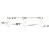 Tubo flessibile freno Filettatura interna PHD991 TRW per CHEVROLET DAEWOO