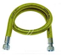 TUBO FLESSIBILE GAS IN ACCIAIO INOX 1/2' F/F RIVESTITO IN PVC