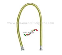 TUBO FLESSIBILE GAS IN ACCIAIO LACCIO PER GAS METANO GPL 1/2" F.F. VARIE MISURE