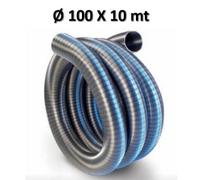 Tubo flessibile in acciaio Ø 100 mm lunghezza 10 mt - canna fumaria parete inte