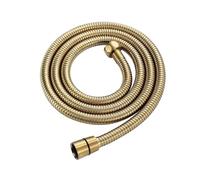 Tubo flessibile in acciaio inossidabile, tubo flessibile for doccia con filettatura G1/2 for uso domestico, accessorio for doccia da bagno da 1,5 metri, tubo flessibile for tubo dell'acqua(Brushed tit