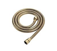 Tubo flessibile in acciaio inossidabile, tubo flessibile for doccia con filettatura G1/2 for uso domestico, accessorio for doccia da bagno da 1,5 metri, tubo flessibile for tubo dell'acqua(Gold 1.5m)