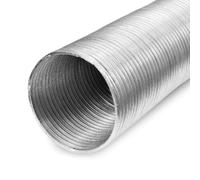 Tubo Flessibile in Alluminio Ø120 mm per Aria Calda e Ventilazione