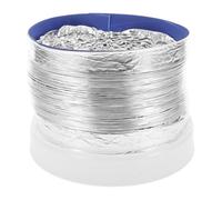 Tubo Flessibile in Alluminio per Scarico Fumi della Canna Fumaria per Cucina e Bagno Scarico Flessibile Antincendio Prolunga per 1 Metro