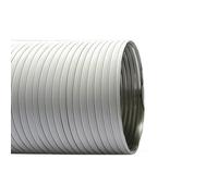 TUBO FLESSIBILE IN ALLUMINIO PREVERNICIATO LUNGHEZZA 3 MT Diam 100