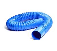 Tubo flessibile in gomma PVC, diametro 100 mm, 1 m, per aspirazione della polvere e ventilazione ondulata, giunto morbido per un flusso d'aria efficiente e rimozione dei detriti, ideale per uso