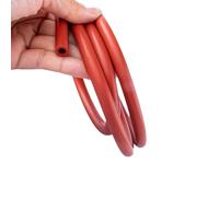 Tubo flessibile in gomma siliconica for trasferimento pompa riscaldatore, rosso, 14 mm x 18 mm, 1-5 metri 3,28-16,4 piedi, 1 pz(14x18mm(1m))