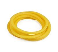 Tubo flessibile in gomma Tubi in gomma di lattice Colore IDxOD 1,6~10 mm Fascia elastica for tubo ad alta resilienza(Yellow,5 METERS_ID 5MM X OD 10MM)