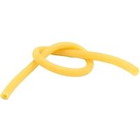 Tubo flessibile in lattice di gomma giallo resistente ad alta pressione, 1 pezzo, lunghezza da 1 m a 10 m, morbido for uso idraulico e industriale(3metersx4mmx11mm)