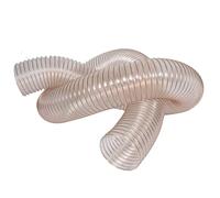 Tubo flessibile in poliuretano PU, Tubo flessibile for la raccolta della polvere in poliuretano trasparente PU, spessore parete 0,63 mm(3m,ID 65MM)