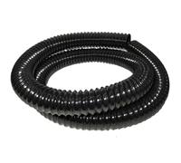 Tubo flessibile in PU nero con filo di acciaio, tubo flessibile spesso antiforatura, lunghezza 39,4 pollici, tubo flessibile for la raccolta della polvere (0,93 mm)(165mm)