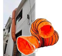 Tubo flessibile in PVC con supporto in acciaio e corda regolabile per ventola di scarico e ventilazione