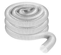 Tubo Flessibile In PVC Da 50 Mm For Aspirapolvere, Estrattore Di Polvere Industriale, Soffietto For Lavorazione Del Legno, Tubo Di Raccolta Della Polvere Trasparente(2 m)