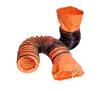 Tubo flessibile in PVC da 6 piedi, tubo flessibile con corda regolabile for ventilatore di scarico, condotto di scarico pieghevole, facile da riporre(450mm)
