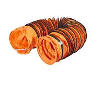 Tubo flessibile in PVC, diametro 300 mm, lunghezza 7,6 m, ignifugo per ventilatore, con corda regolabile e anello a D, facile da riporre (300 x 7,6 m)