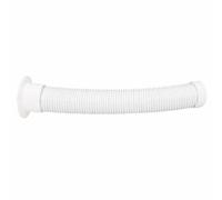 TUBO FLESSIBILE IN PVC PER PASSAGGIO CAVI CON BOCCOLA E TERMINALE BIANCO GRIGIO