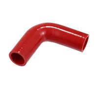 Tubo Flessibile in Silicone a Gomito a 90 Gradi,Rosso Lunghezza 102mm ID 32mm